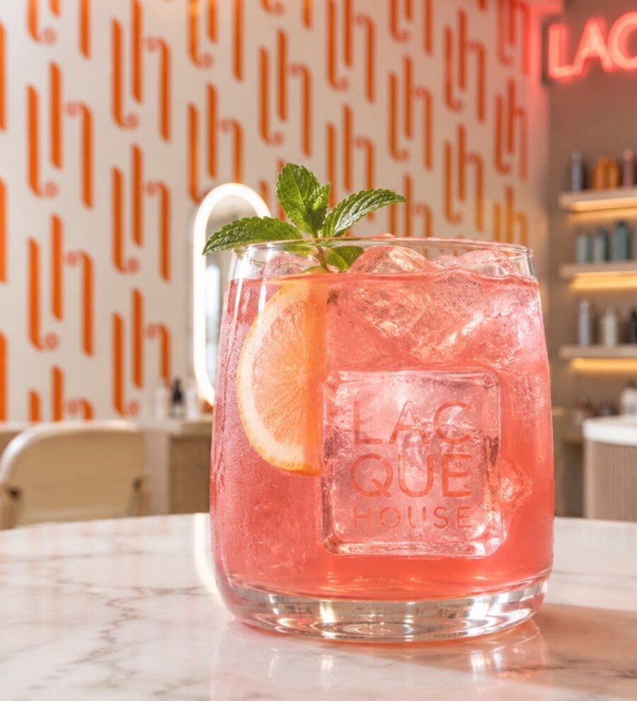 A lemonade drink ordered through the Experience App