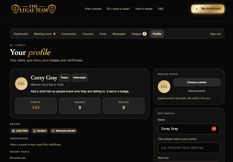 Tiered access: locked content, upgrade prompts and the free-versus-paid split.